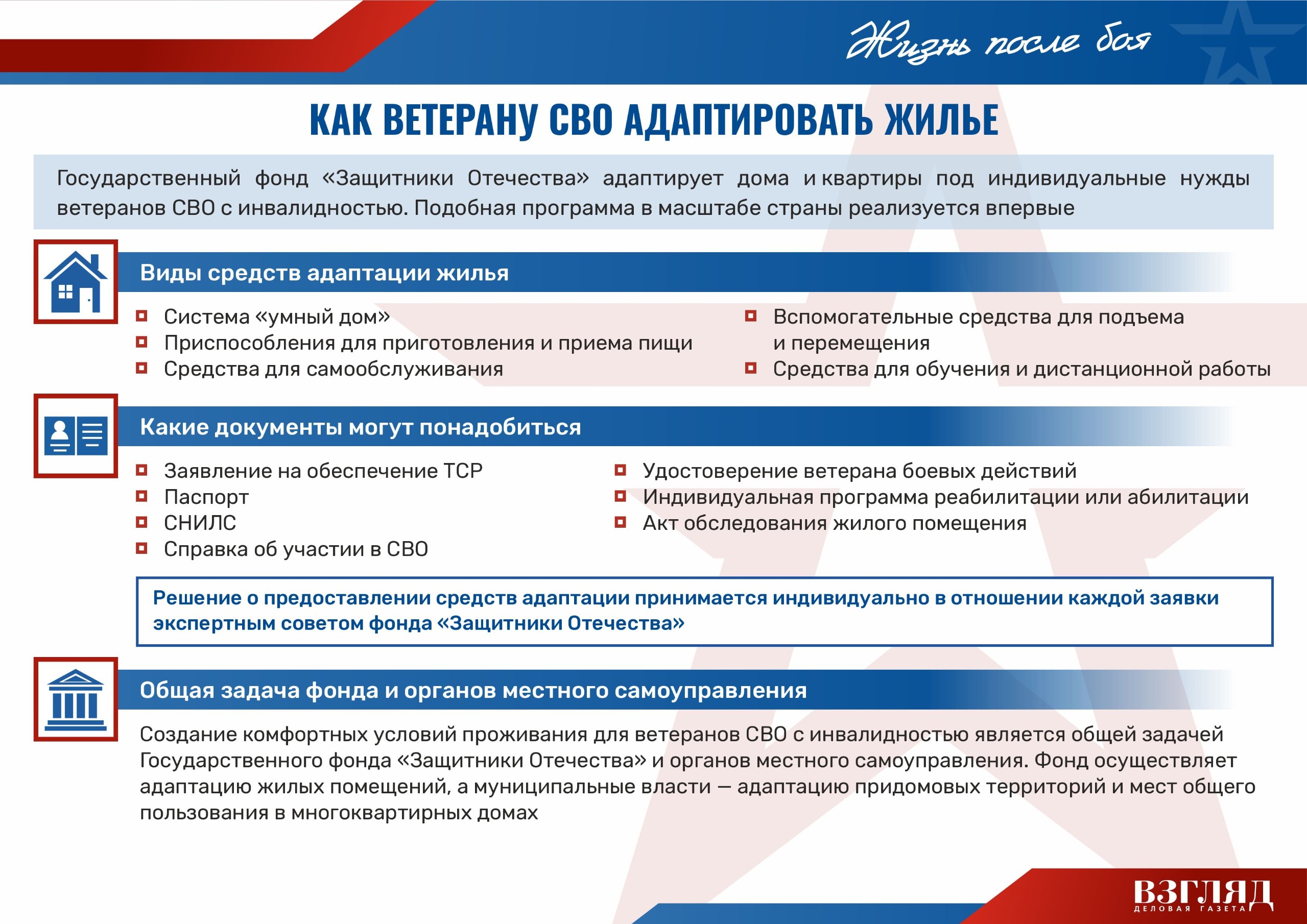 Как ветерану СВО адаптировать жилье